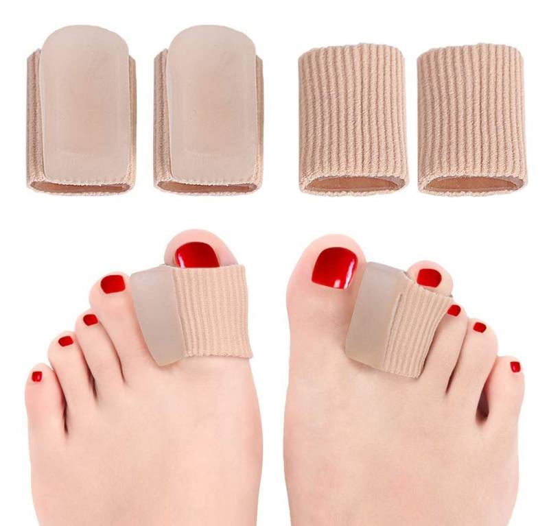 COOL-i ® Hallux-Bandage Zehenspreizer Gel – 2 Paar Soft-Silikon Zehentrenner, bei Hallux Valgus & Hammerzehen von COOL-i ®