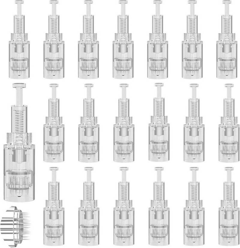 COOL-i ® Micro-Needling Microneedling Pen 0-2,5mm, 9 Stufen, 7 LED-Lichter, 12 Nadelköpfe, Für ergänzende Hautpflege & Hautbildverbesserung V2 von COOL-i ®