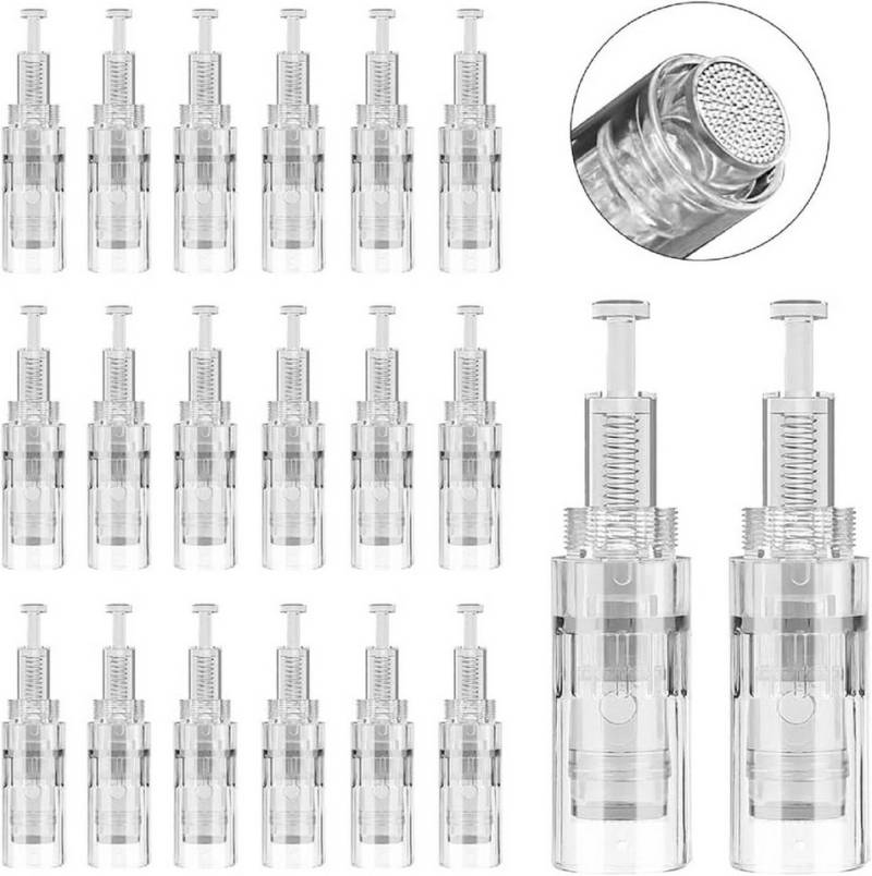 COOL-i ® Micro-Needling Microneedling Pen 0-2,5mm, 9 Stufen, 7 LED-Lichter, 12 Nadelköpfe, Für ergänzende Hautpflege & Hautbildverbesserung V2 von COOL-i ®