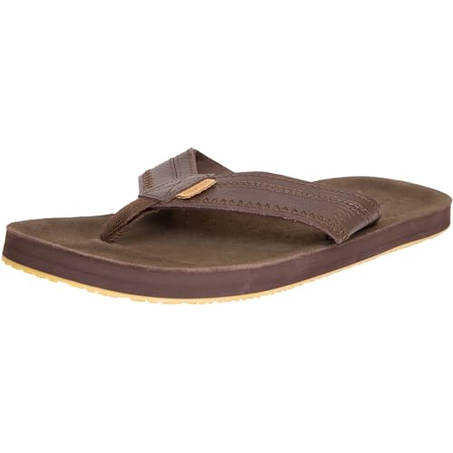 Cool Shoe Cloud DLX Slides Flip Flops (brown, EU Schuhgrößensystem, Erwachsene, Numerisch, M, 46) von COOL shoe corp.