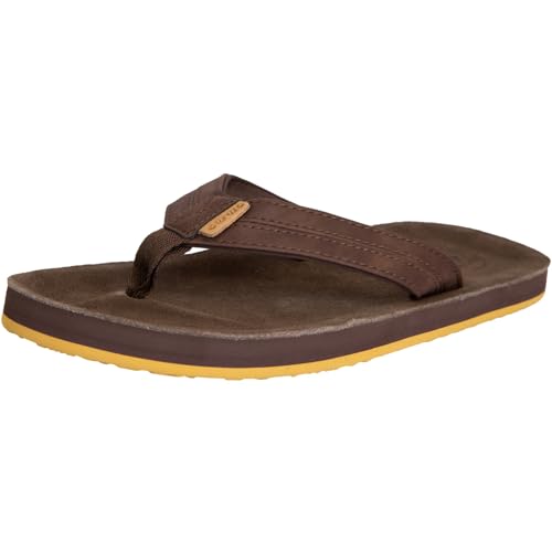 Cool Shoe Ruger Slides Flip Flops (chestnut, EU Schuhgrößensystem, Erwachsene, Numerisch, M, 45) von COOL shoe corp.