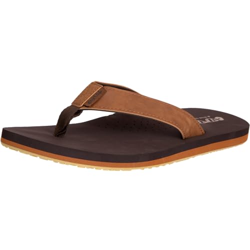 Cool Shoe Sin Slides Flip Flops (brown, EU Schuhgrößensystem, Erwachsene, Numerisch, M, 46) von COOL shoe corp.