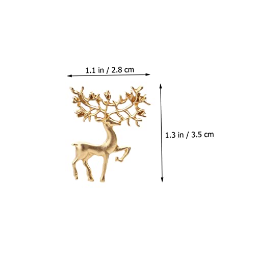 COOLHIYA 10 Stück Teiliges Vintage Tier Broschen aus Legiertem Mattgoldene Anstecknadeln mit Modischem Retro Look Vielseitige Schmuckstücke für Kleidung Taschen Hüte und Accessoires von COOLHIYA