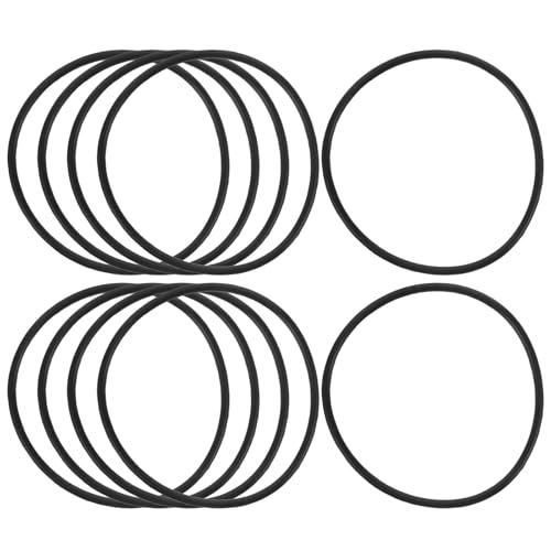 COOLHIYA 60 Stück Silly Bands: Silikonarmband Jelly-Armbänder Schwarz – Dehnbare Armbänder für Damen, Partygeschenke, Kostümdekorationen – Silikonarmreifen von COOLHIYA