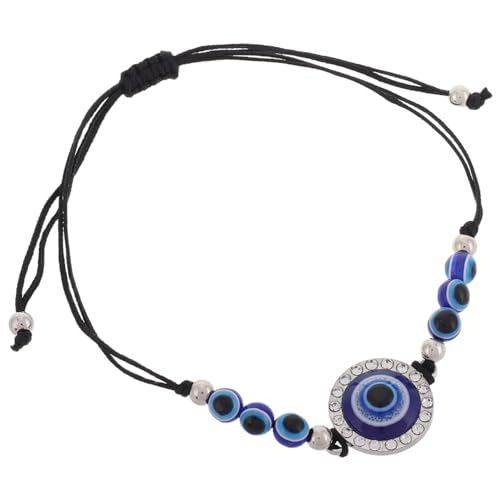 COOLHIYA Handgefertigtes Evil Eye Armband Damen Herren Blaues Auge Perlenarmband als Schutzamulett und Glücksbringer Handgewobenes Schmuckarmband mit Glücksperlen Vielseitig Kombinierbares von COOLHIYA