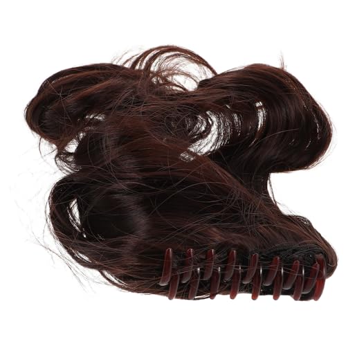 COOLHIYA Pferdeschwanzverlängerung mit Klauenclip: Dunkelbraune, natürlich aussehende Haarverlängerungen für Frauen – lockiges synthetisches Haarteil für den Alltag oder Veranstaltungen COOLHIYA Pferdeschwanzverlängerung mit Klauenclip: Dunkelbraune, natürlich aussehende Haarverlängerungen für Frauen – lockiges synthetisches Haarteil für den Alltag oder Veranstaltungen von COOLHIYA