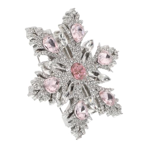 COOLHIYA Schneeflockenbrosche Schneemann Anstecknadel Frostige Anstecknadel Für Kaltes Wetter Schneemann Brosche Schneeflocken Abzeichen Schneeflocken von COOLHIYA