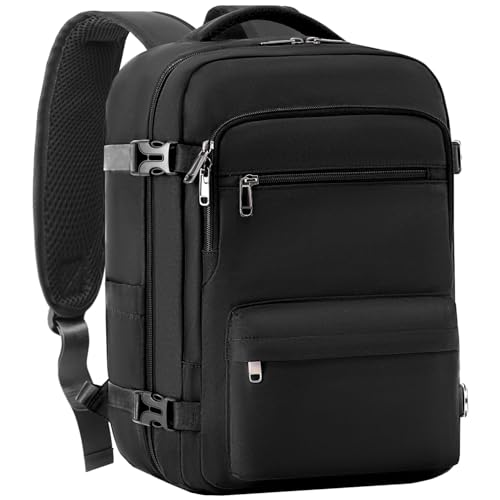 COOLIFE Handgepäck Rucksack für Easyjet Handgepäck 45x36x20, Reiserucksack Handgepack Flugzeug 30L mit Laptopfach für Weekender Kurze Trip, für Herren Damen von COOLIFE