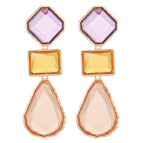 Hipster Statement Ohrringe, Sommer Mode, Bunter Harz Wulst, Große Lange Baumelnde Gold Ohrstecker Ohrringe Hipster Statement Ohrringe, Sommer Mode, Bunter Harz Wulst, Große Lange Baumelnde Gold Ohrstecker Ohrringe von COOLSTEELANDBEYOND