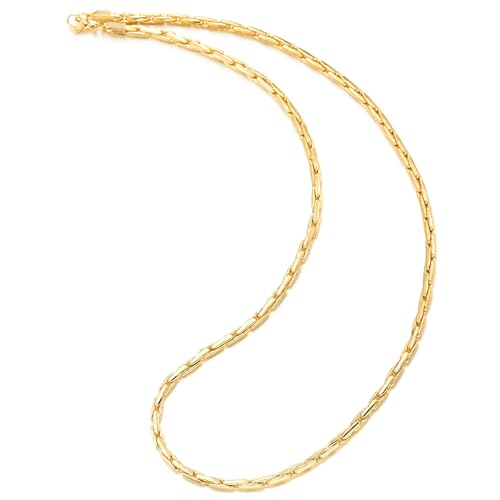 Klassische Gold Edelstahl Ankerketten Halskette für Herren Polierte Anker Gliederkette Schmuck von COOLSTEELANDBEYOND