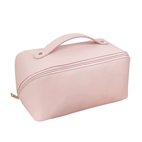 COOMIKKE Make-up-Tasche, handtragbare Make-up-Taschen, PU-Leder, Aufbewahrungstasche for Kosmetikartikel, Wasserabweisende Organizer-Tasche, Make-up, Kosmetik von COOMIKKE