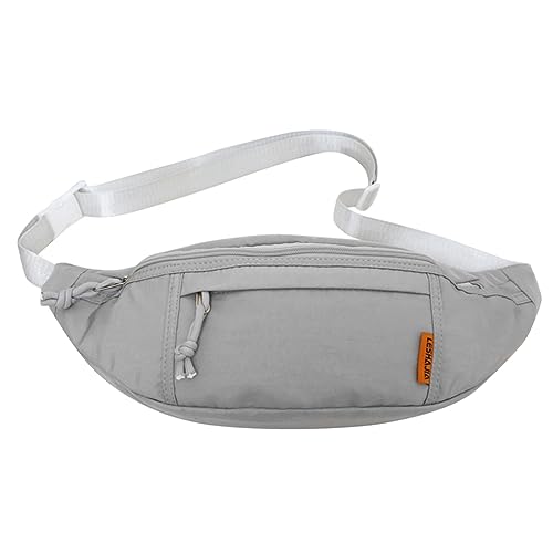 COOMIKKE Unisex Sling-Gürteltasche, Verstellbarer Riemen, einfarbig, weiche, einfache Umhängetasche, lässige Tasche for Damen und Herren von COOMIKKE