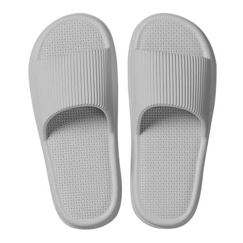 COONE Hausschuhe für Männer und Frauen Kissenrutschen Rutschfeste Leichtgewichtige Duschschuhe Schnell trocknende Sandalen von COONE