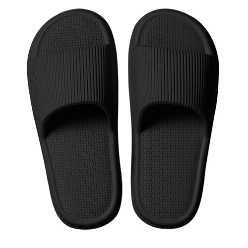 COONE Hausschuhe für Männer und Frauen Kissenrutschen Rutschfeste Leichtgewichtige Duschschuhe Schnell trocknende Sandalen von COONE