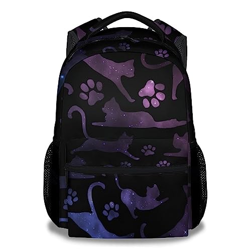 COOPASIA Katzenrucksack für Mädchen und Jungen, 40,6 cm große Büchertasche mit verstellbaren Riemen, langlebig, leicht, CAT2, Einheitsgröße von COOPASIA