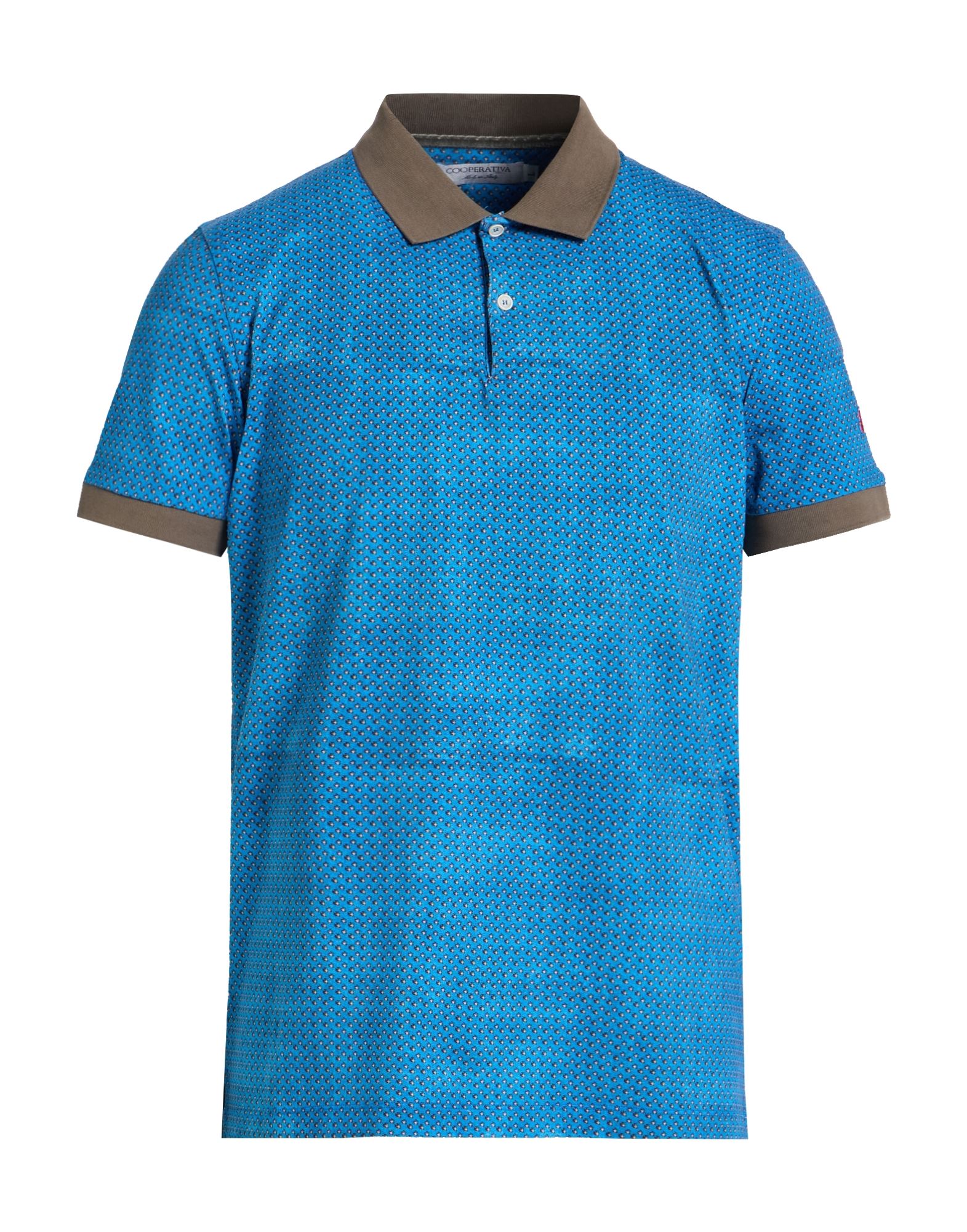 COOPERATIVA PESCATORI POSILLIPO Poloshirt Herren Azurblau von COOPERATIVA PESCATORI POSILLIPO
