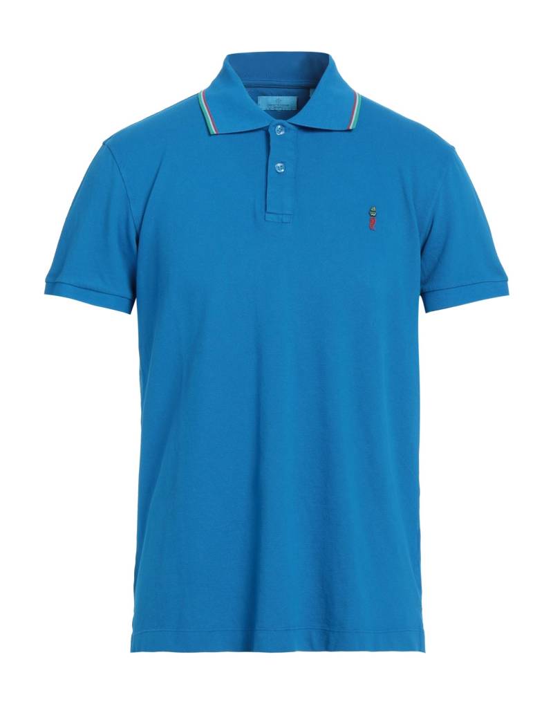 COOPERATIVA PESCATORI POSILLIPO Poloshirt Herren Königsblau von COOPERATIVA PESCATORI POSILLIPO