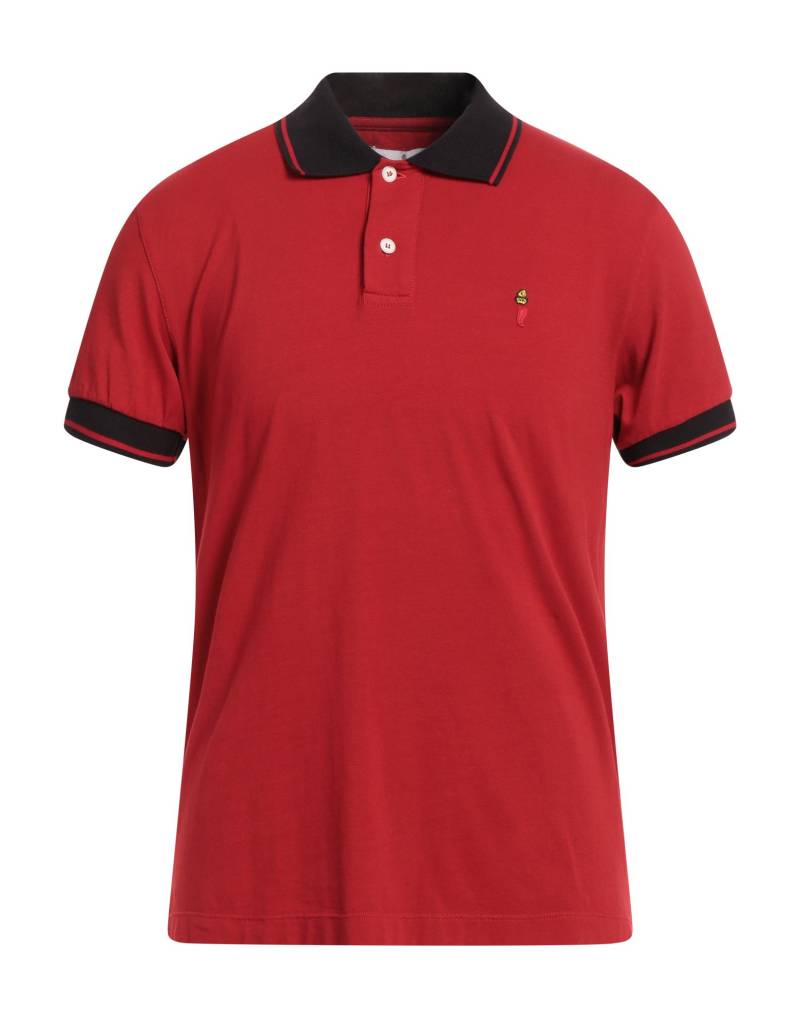 COOPERATIVA PESCATORI POSILLIPO Poloshirt Herren Rot von COOPERATIVA PESCATORI POSILLIPO