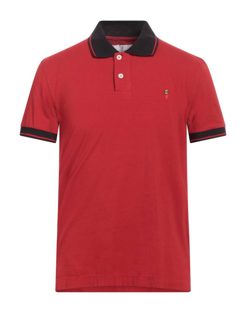 COOPERATIVA PESCATORI POSILLIPO Poloshirt Herren Rot von COOPERATIVA PESCATORI POSILLIPO