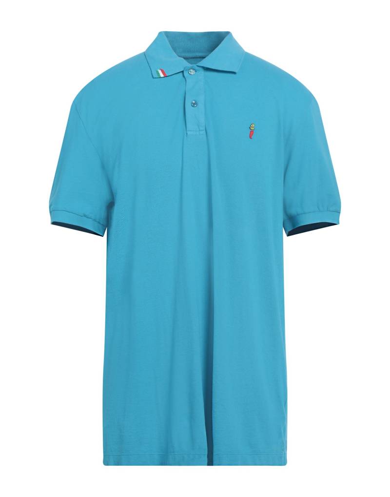 COOPERATIVA PESCATORI POSILLIPO Poloshirt Herren Tūrkis von COOPERATIVA PESCATORI POSILLIPO