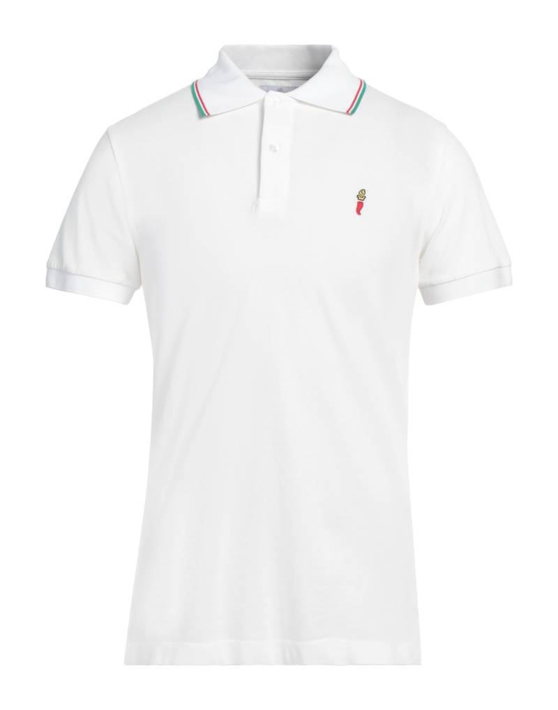 COOPERATIVA PESCATORI POSILLIPO Poloshirt Herren Weiß von COOPERATIVA PESCATORI POSILLIPO