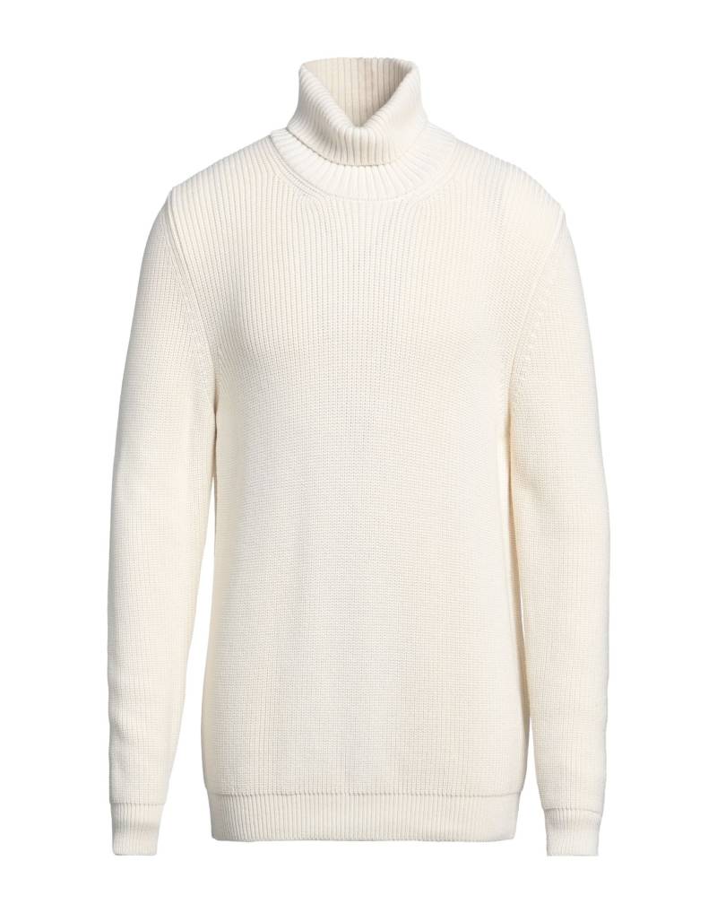 COOPERATIVA PESCATORI POSILLIPO Rollkragenpullover Herren Cremeweiß von COOPERATIVA PESCATORI POSILLIPO