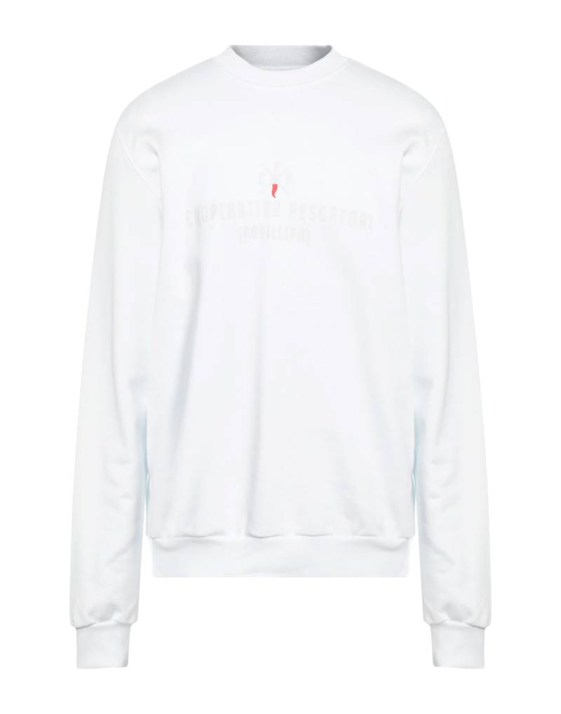 COOPERATIVA PESCATORI POSILLIPO Sweatshirt Herren Weiß von COOPERATIVA PESCATORI POSILLIPO