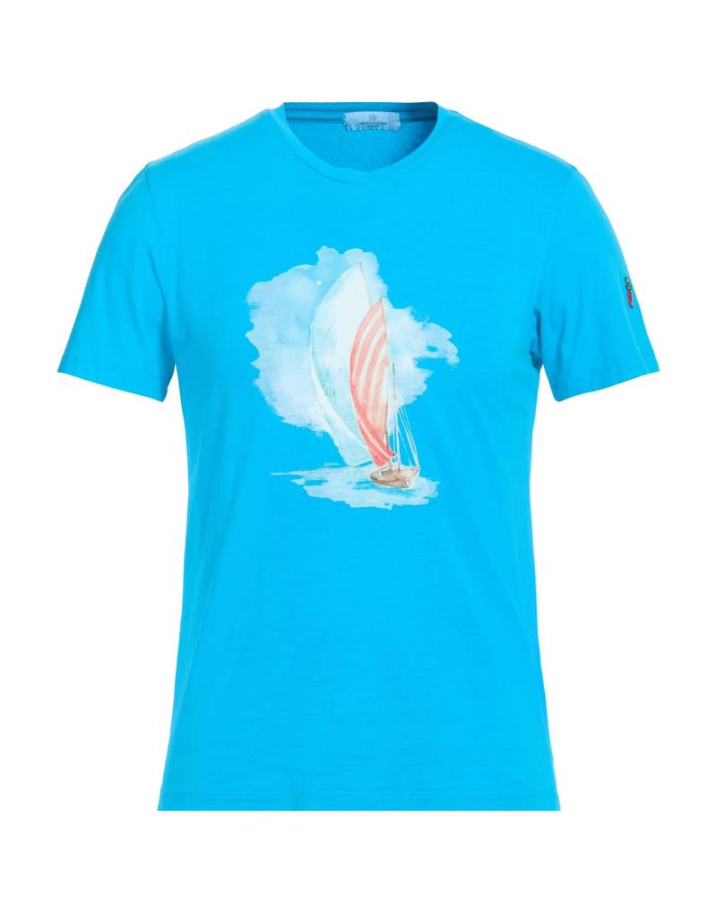 COOPERATIVA PESCATORI POSILLIPO T-shirts Herren Azurblau von COOPERATIVA PESCATORI POSILLIPO