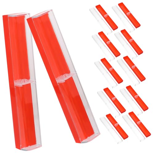 COOPHYA 12stücke Transparente Stiftboxen Teiliges Aus Robustem Leere Aufbewahrungsbox Für Füllfederhalter Kugelschreiber Bleistifte Für Aufbewahrung Präsentation von COOPHYA