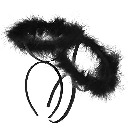 COOPHYA 2St Engel-Cosplay Haarschmuck für Mädchen Kopfbedeckung weißes Stirnband Haargummis Simulation Engel Stirnband Cosplay-Engel-Stirnband Halloween Requisiten Feder von COOPHYA