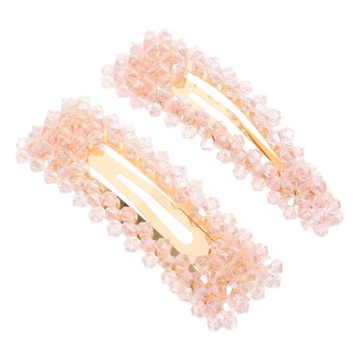 COOPHYA 2St Kristall-Haarspange für Damen haarklammer set haarspangen set Haarspangen Mädchen kawaii Haarschmuck Haar Klammern dekorative Haarspangen für Damen Haarspangen für Mädchen wild von COOPHYA