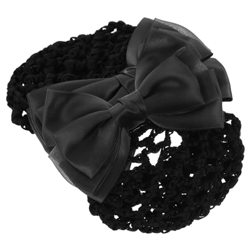 COOPHYA 2st Snood-haarnetz-schleife -haarspange Haarspange Mit Schleife Bandspange Mit Haarknotenabdeckung Für Frauen Dutt-haarnetz -chignon Stoff Koreanische Version Mitarbeiter Haarnadel von COOPHYA