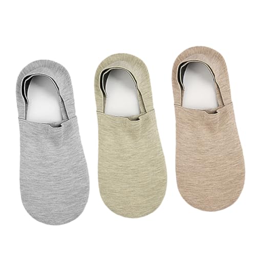 COOPHYA 3 Paare Niedrig Geschnittene Socken Für Damen Kurze Socken Für Damen Modische Socken Für Damen Laufsocken Atmungsaktive Socken Lässige Socken Damensocken Fräulein Unsichtbar von COOPHYA