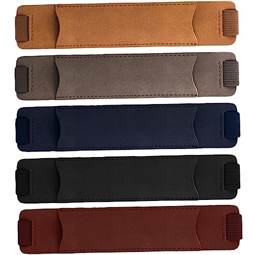 COOPHYA 5stücke Elastische Band Pu Stifthalter Stifthülle Für Notebook Mit Gummiband Stiftetui Aus Pu Leder Für Stifte Aufbewahrung von COOPHYA