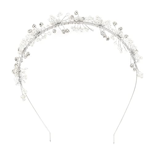 COOPHYA Blumenmädchen Hochzeit Stirnband Blumenmädchen-Kopfbedeckungen für die Hochzeit Stirnband für Mädchen haarschmuck Blumenmädchen-Kopfschmuck Braut Stirnband Kleid Kind von COOPHYA