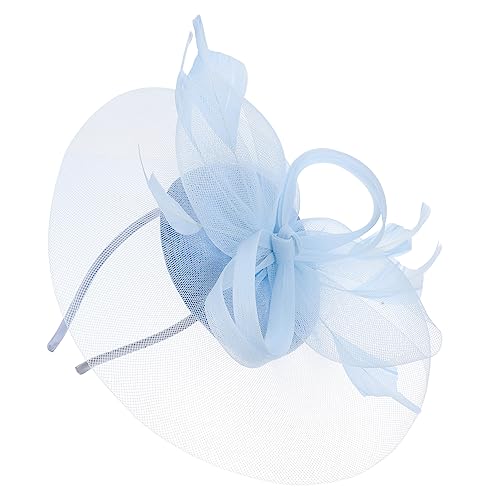 COOPHYA Kopfschmuck für die Teeparty Haarschmuck für Damen hochzeitshaar schmuck wedding hair accessories Hüte Zylinder Hochzeits-Fascinator-Hut Fascinator-Stirnband für Damen Jahrgang von COOPHYA