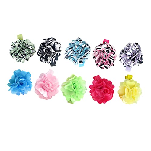 COOPHYA 20st Chiffon-haarspange Partyzubehör Niedliche Haaraccessoires Haarspangen Aus Chiffon Stylische Haare Schöne Haarspangen Haarspange Baby-haarspangen Blumen Mädchen Kind von COOPHYA