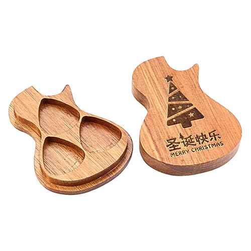 COOPHYA Pick-Box Gitarren-zubehörbox Ukulele Pick Storage Organizer Gitarren-Pick-Halter Behälter Für Gitarrenteile Gitarrenplektren Behälter Ukulele-pickbox Musikinstrument Container Holz von COOPHYA