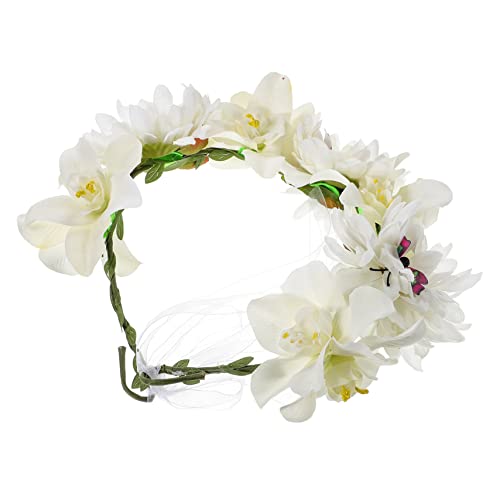COOPHYA Schmetterlingskranz Stirnband Blumenkronen Teeparty-accessoires Für Blumenkrone Für Mädchen Blumenmädchenkrone Blumenstirnbänder Für Stoff Haar Fräulein Blüte von COOPHYA