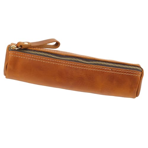 COOPHYA Stifthalter Aus Leder Stifttasche Für Schreibwaren Aufbewahrungstasche Als Geschenktüte Praktisches Federmäppchen Für Schule Und Büro von COOPHYA