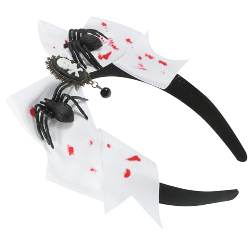 COOPHYA Spinne Verkleiden Halloween-fledermaus-stirnband Halloween-headbopper Halloween-kopfschmuck Totenkopf-stirnband Spinnenhaarbänder Halloween-stirnband Stoff Kleidung Cosplay von COOPHYA