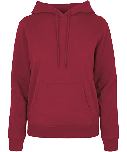 COOZO Damen Einfacher Hoodie - Burgund - S von COOZO