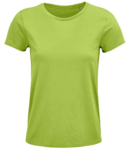 COOZO Damen Kreuzritter Organisch T-Shirt - Apfelgrün - 2XL von COOZO