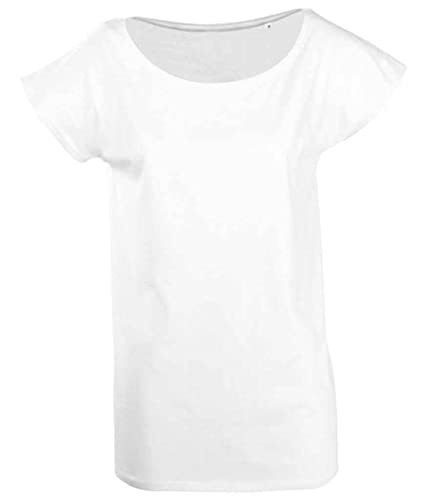 COOZO Damen Marylin Lang T-Shirt - Weiss - L von COOZO
