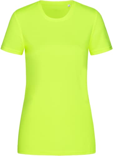 COOZO Damen Sport T-Shirt - Cyber Gelb - XL von COOZO