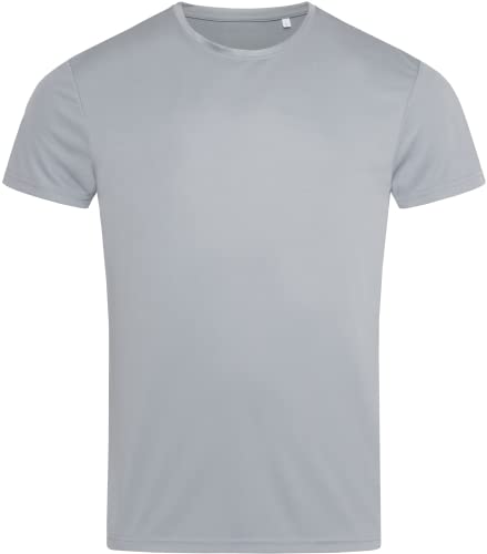 COOZO Herren Sport T-Shirt - Silber-Grau - 2XL von COOZO