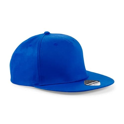 COOZO Unisex 5 Tafel Snapback Rapper Kappe - Leuchtendes Königsblau - Einheitsgröße von COOZO