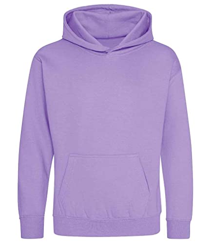 COOZO Unisex Kinder Kapuzenpullover - Digitaler Lavendel - 7-8 Jahre von COOZO