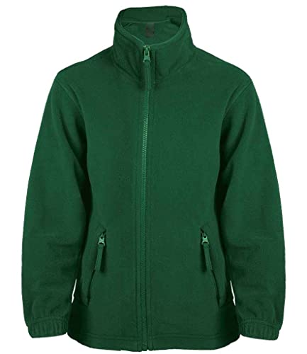 COOZO Kinder Fleecejacke mit Reißverschluss, Pillenresistent, 100% Polyester von COOZO
