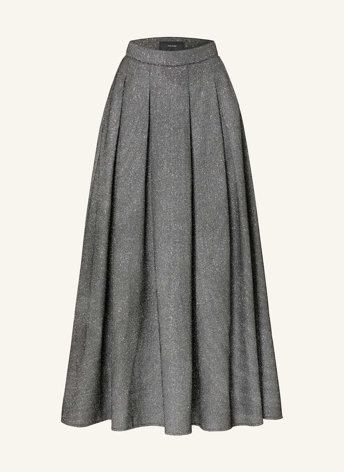 Copenhagen Muse Faltenrock Cmshinmi silber von COPENHAGEN MUSE